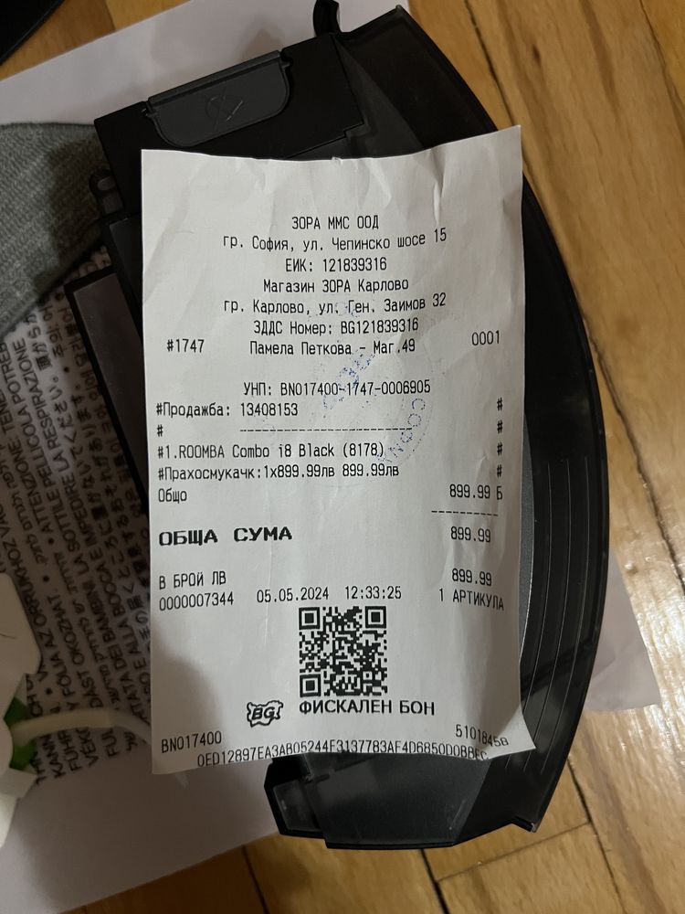 Roomba Combo i8 Black