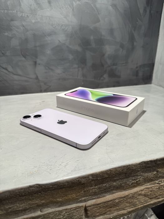 КАТО ЧИСТО НОВ Iphone 14 256 GB Purple
