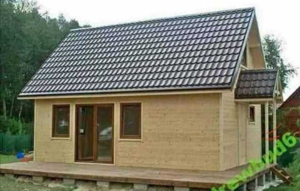 Case modulare la cheie, din structura metalica si panouri sandwich