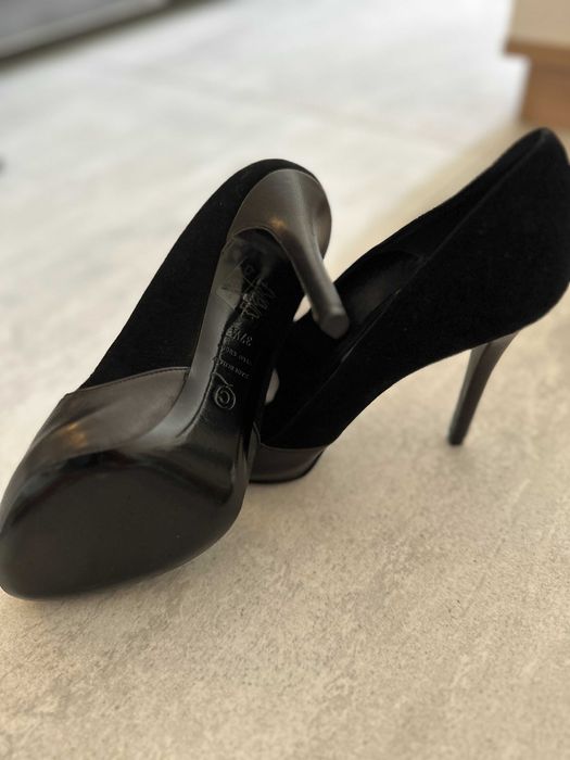 Pantofi noi piele si piele intoarsa Alexander McQueen, 37.5