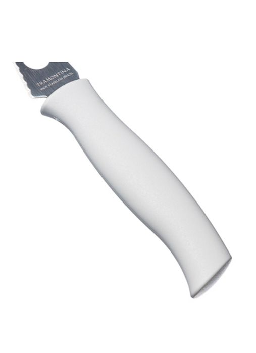 Нож кухонный для сыра 15 см Tramontina Athus, белая ручка, сырорезка