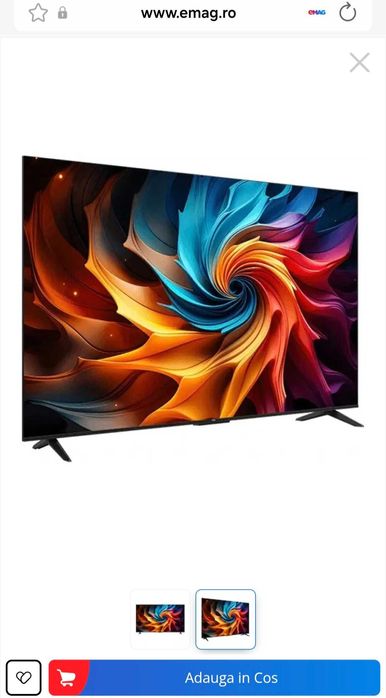 SMART TV 165cm Nou! TCL 4k Led 65P69B