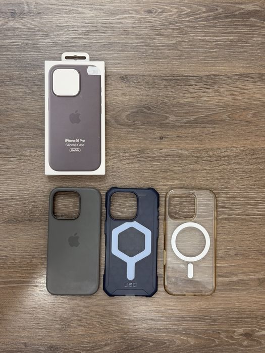 Kit protectie iPhone 16 Pro - 3 huse + folie sticla