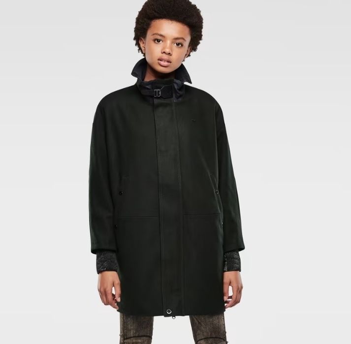 НАМАЛЕНО G-star Oval Relax Coat Дамско Палто Размер S