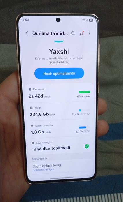 S21 5g Xotra 8/256 battery 4000