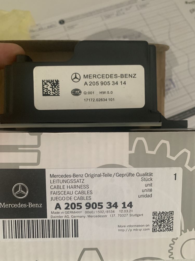 Capacitor/Baterie Auxiliara Original Mercedes Benz C,E,GLC,CLS,G,S