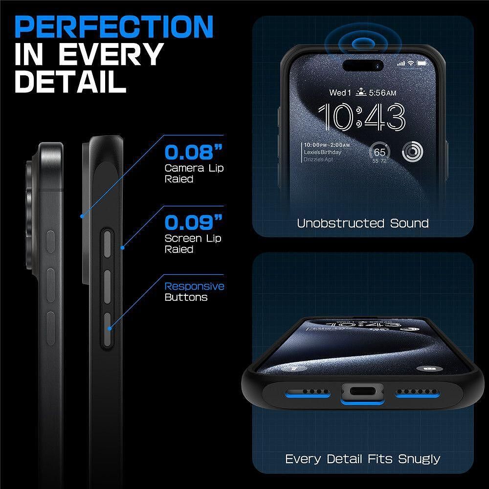 Кейс supcase ub mag magsafe за iphone 16 pro max - черен