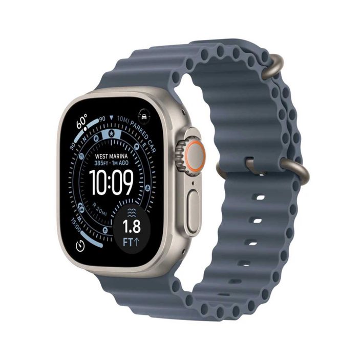 НОВ! Apple Watch Ultra 3 49mm 5G 2025 Natural Ti Ocean Band - Гаранция