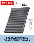3 buc. Rolete exterioare Velux SSL - cu motor solar NOI