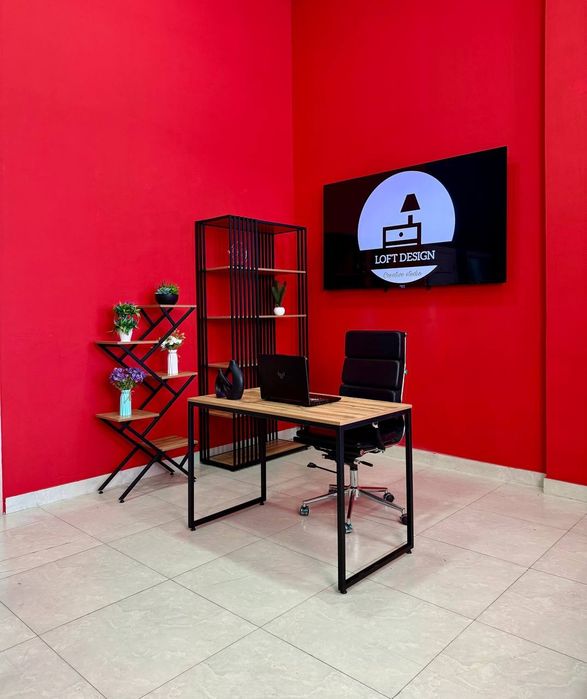 Ofis uchun zamonaviy stol mebel parta