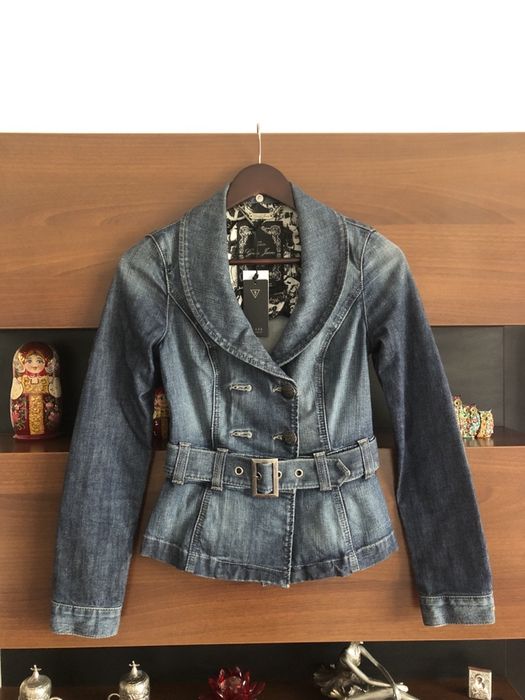 Ново дънково яке с отделяща се яка Guess Jeans
