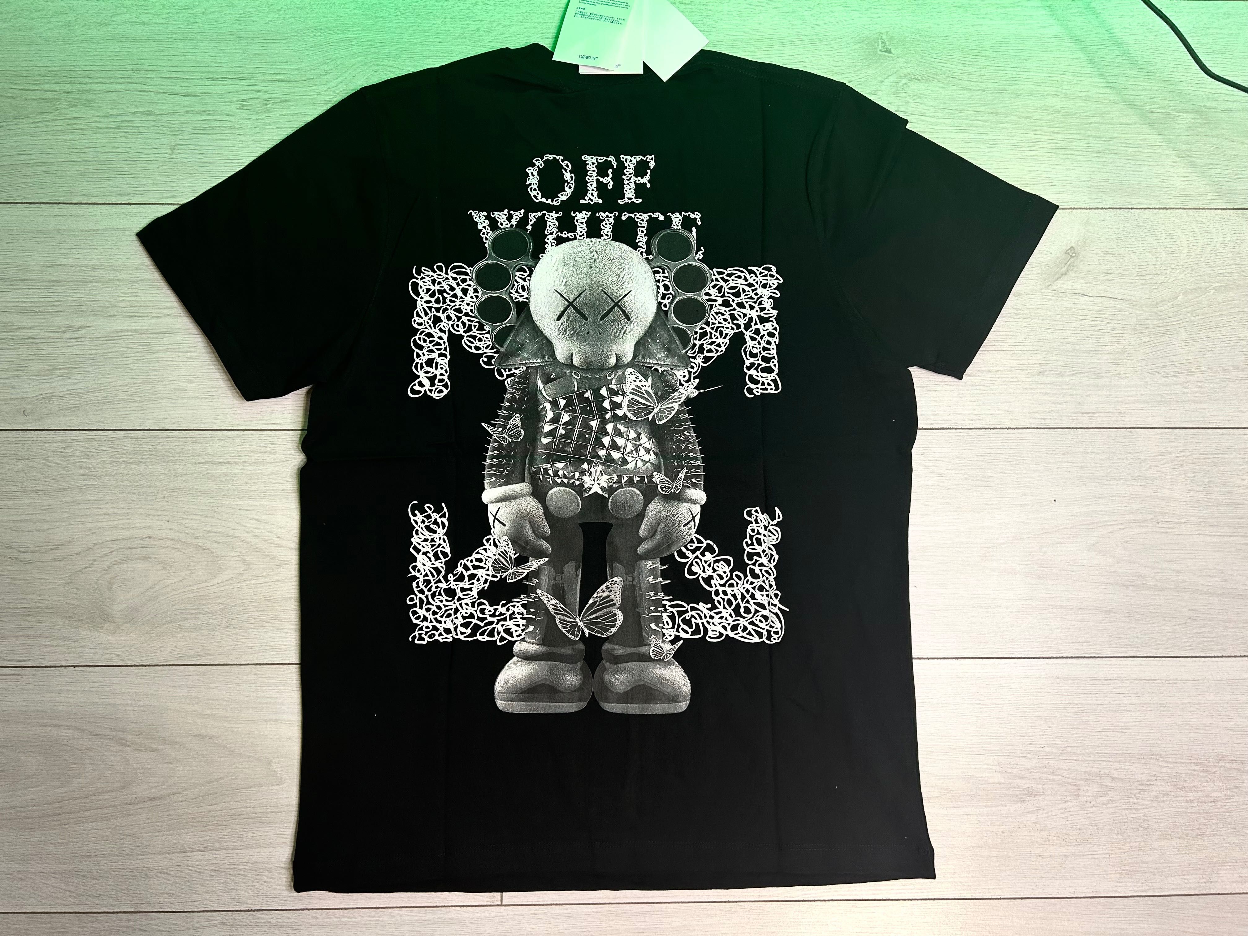 Tricou off white kaws new collection 2025 alb sau negru