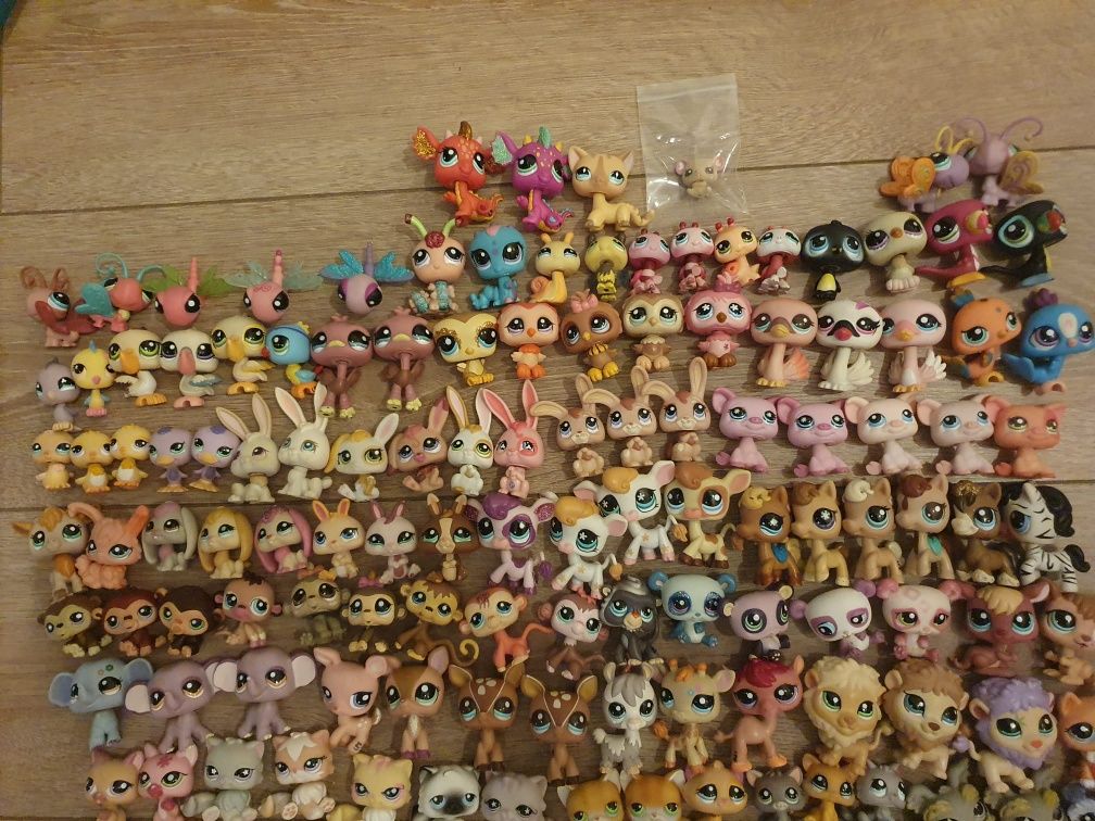 Lot set imens figurine littlest pet shop lps rare