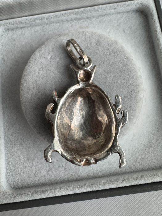 Pandantiv argint si email