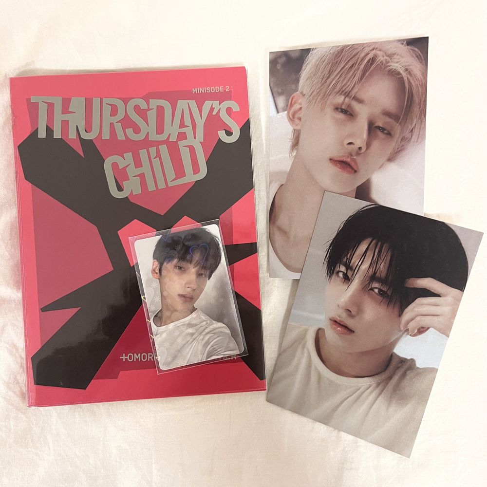 album txt thursday’s child kpop cu photocard
