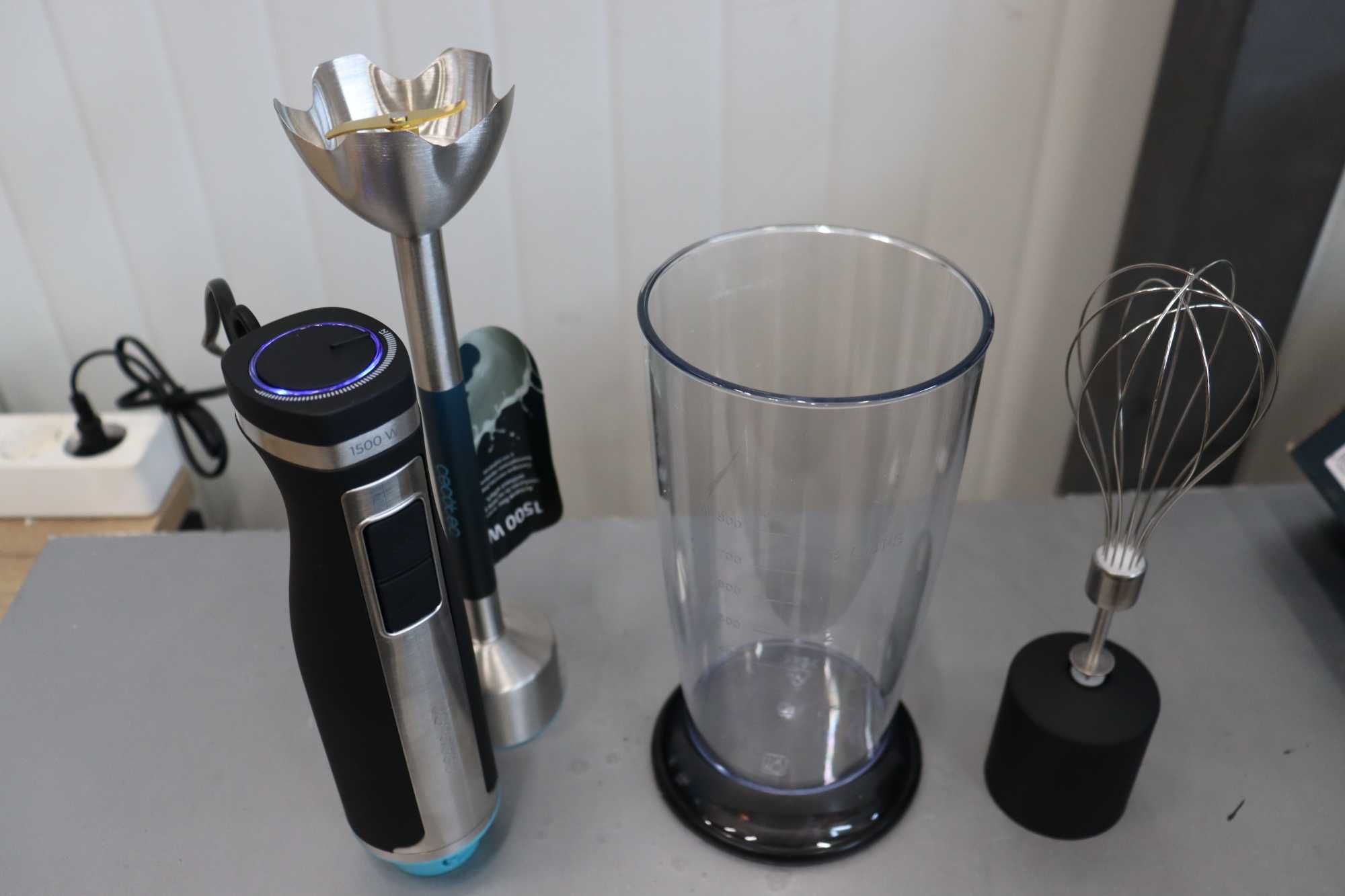 Ръчен миксер Cecotec TitanBlack 1500 XL Cream & Crush, 1500 W