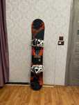Placa snowboard 150 cm capita cu legaturi