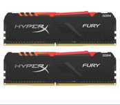 Vand Memorie HyperX Fury RGB 16GB (2x8GB), DDR4, 3200MHz, CL16, 1.35V