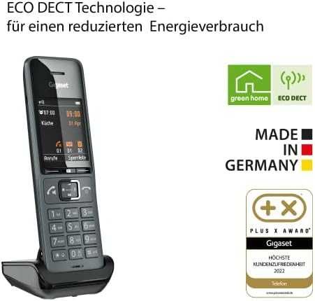 Telefon wireless GIGASET comfort 520hx,statie incarcare ,negru,sigilat