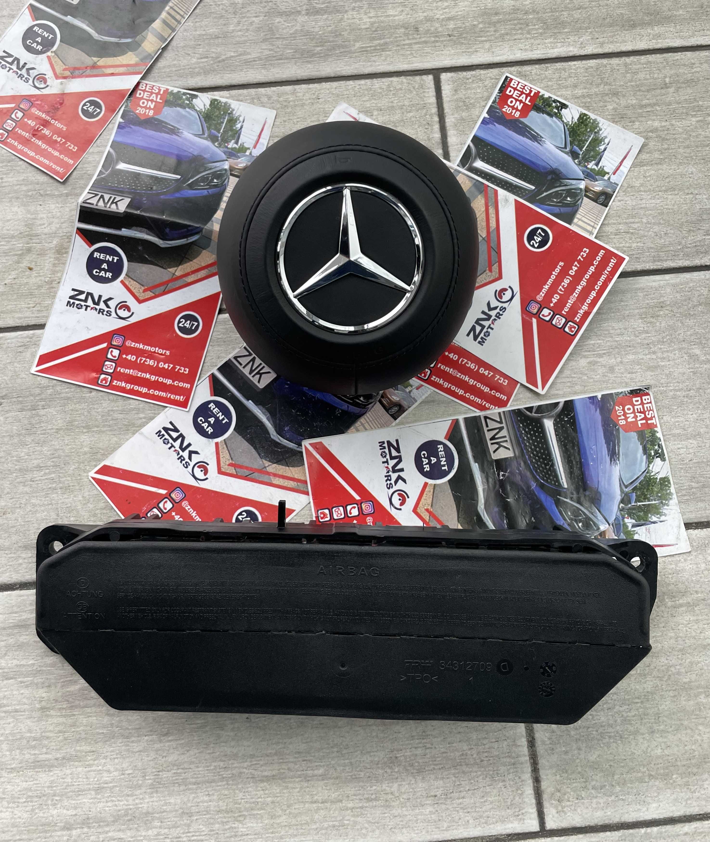 Mercedes Benz S w223 airbag genunchi picioare - set centuri - cortine