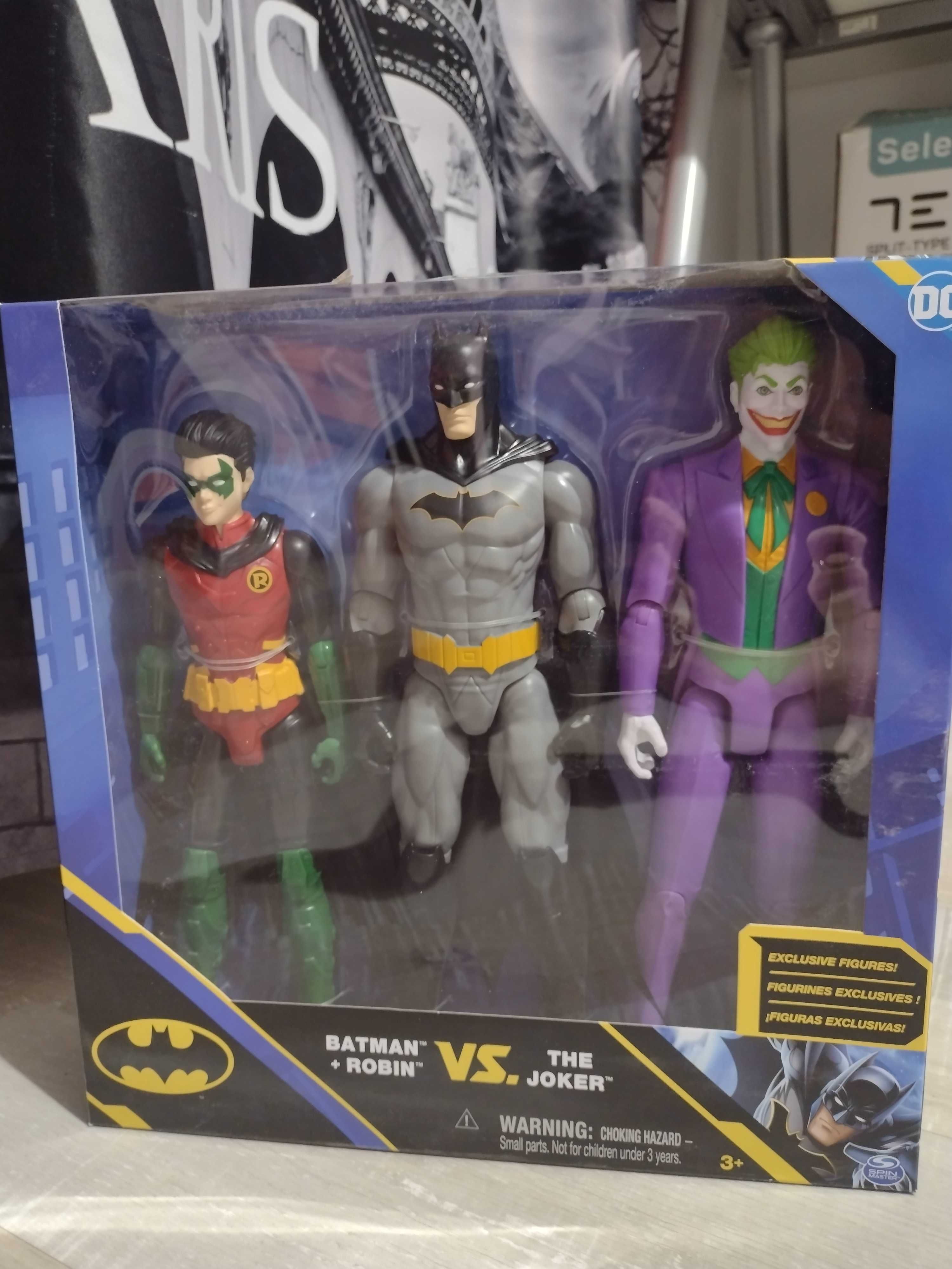 Set 3 figurine Batman, Robin si Joker, 30 cm - NOU SIGILAT