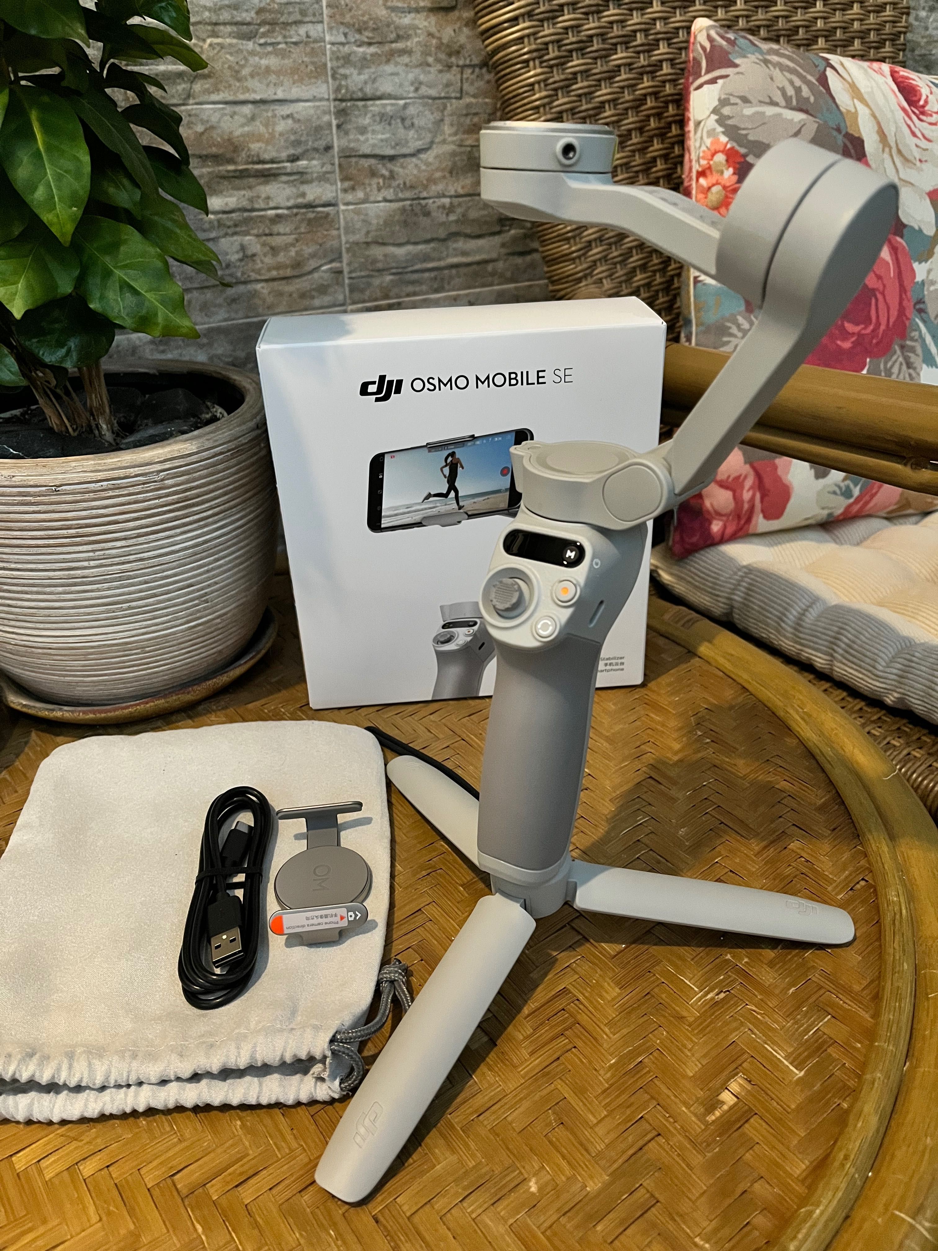 Гимбал за смартфон DJI - Osmo Mobile SE, бял