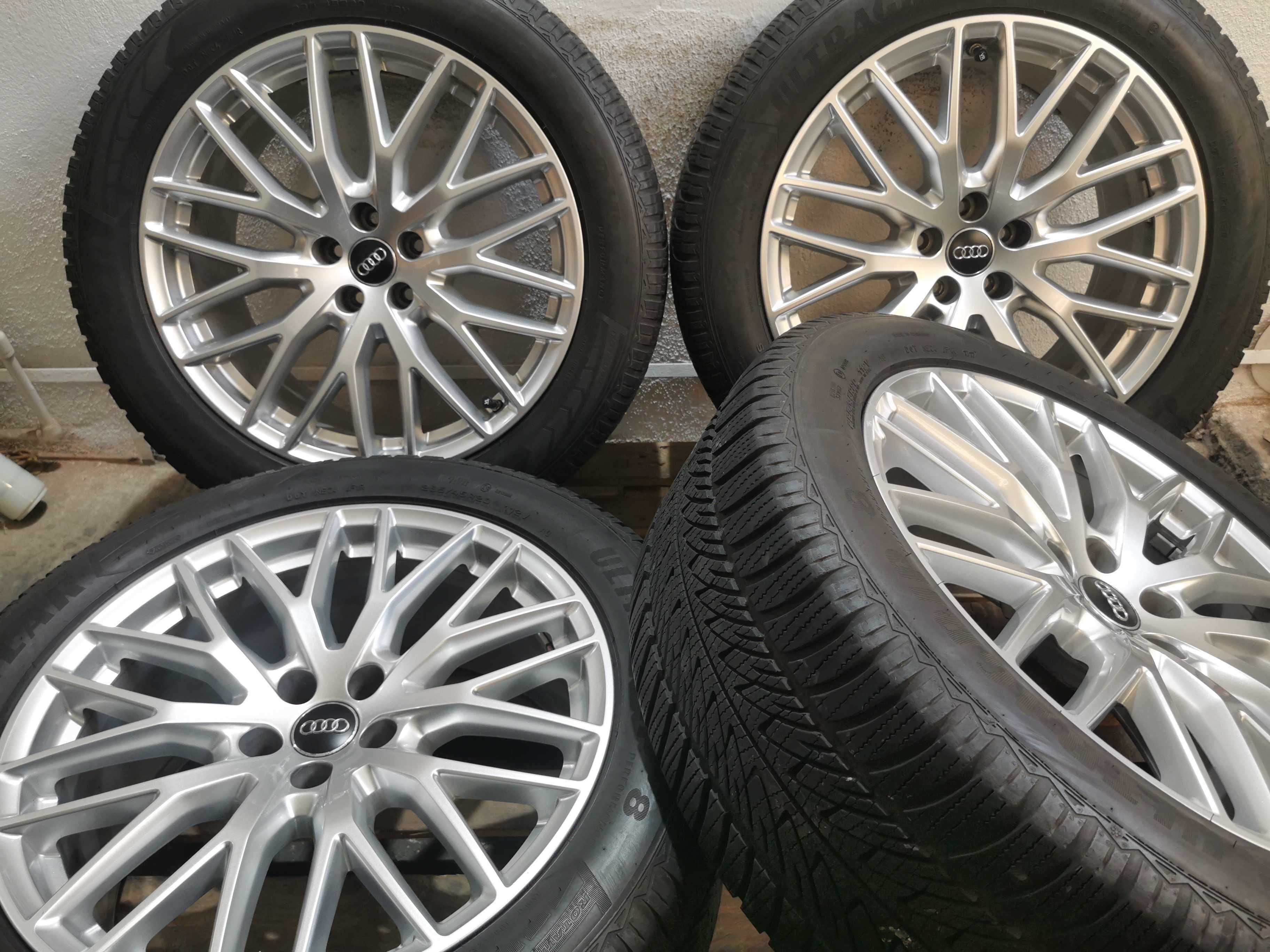 Jante Originale Audi Q7 4M . R 20 cu anvelope de iarna