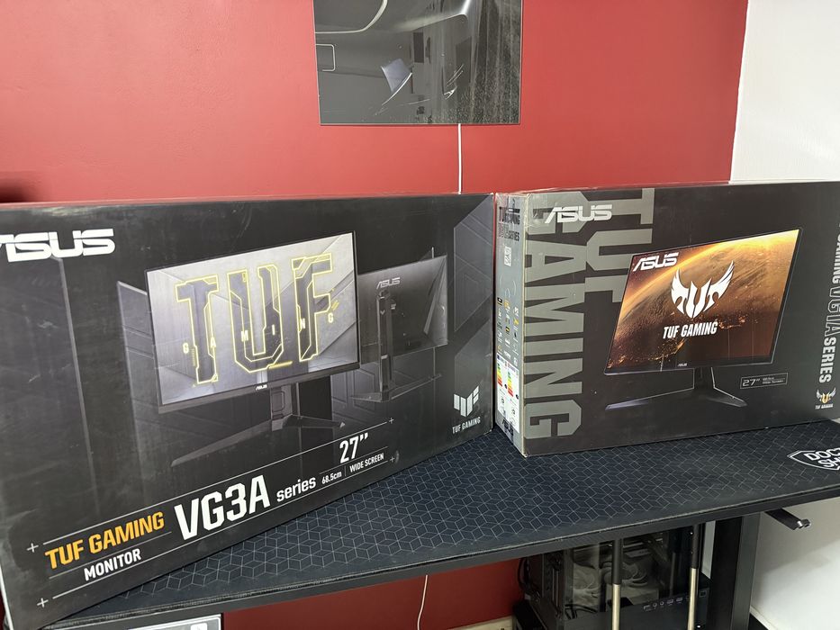 Monitor Gaming LED IPS ASUS TUF 27", QHD, 180Hz, 1ms, 1440p, HDR