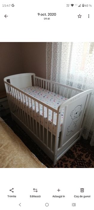 Vând pătuț bebelusi