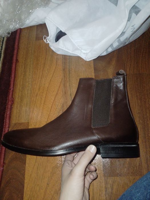 Сапоги натуральная кожа