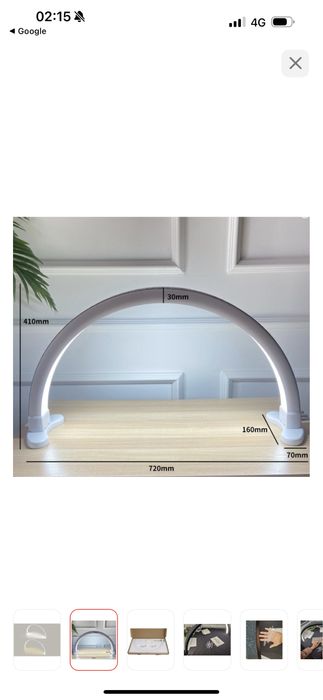 Бестеневая настольная лампа для стола для маникюра