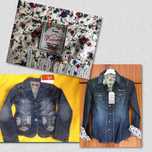Ново дънково яке сако UJeans USA лятна риза Kaporal цветя S