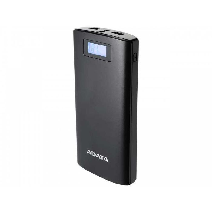 Външна батерия ADATA P20000D, 20 000 mAh, 2xUSB, LED, Black