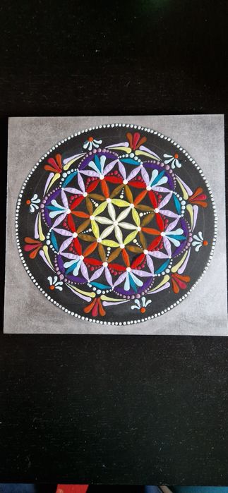 Mandale in puncte - obiecte decorative unicat, handmade