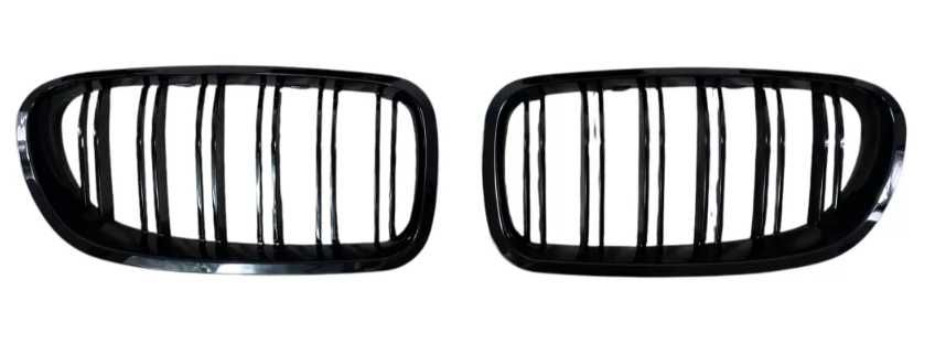 SET Grile duble BMW F10 Negru Lucios