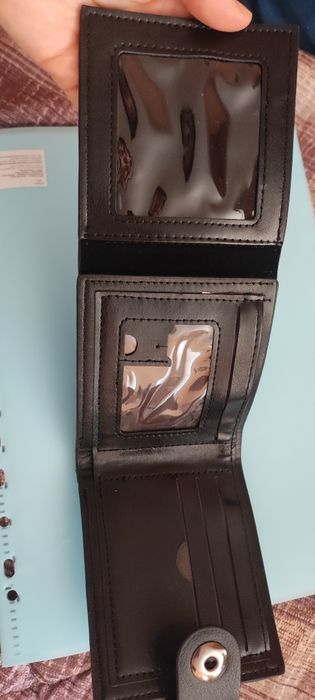 Portofel bărbat negru nou mic