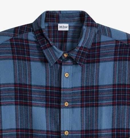 5 camasi din flanel de bumbac 100% pt. sezon rece, marimea M, noi