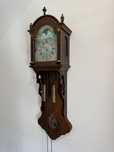 Ceas Pendul//Perete//Pictat//Fazele Lunii//125cm