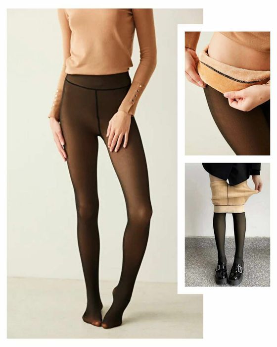 Colanți dama flaușați