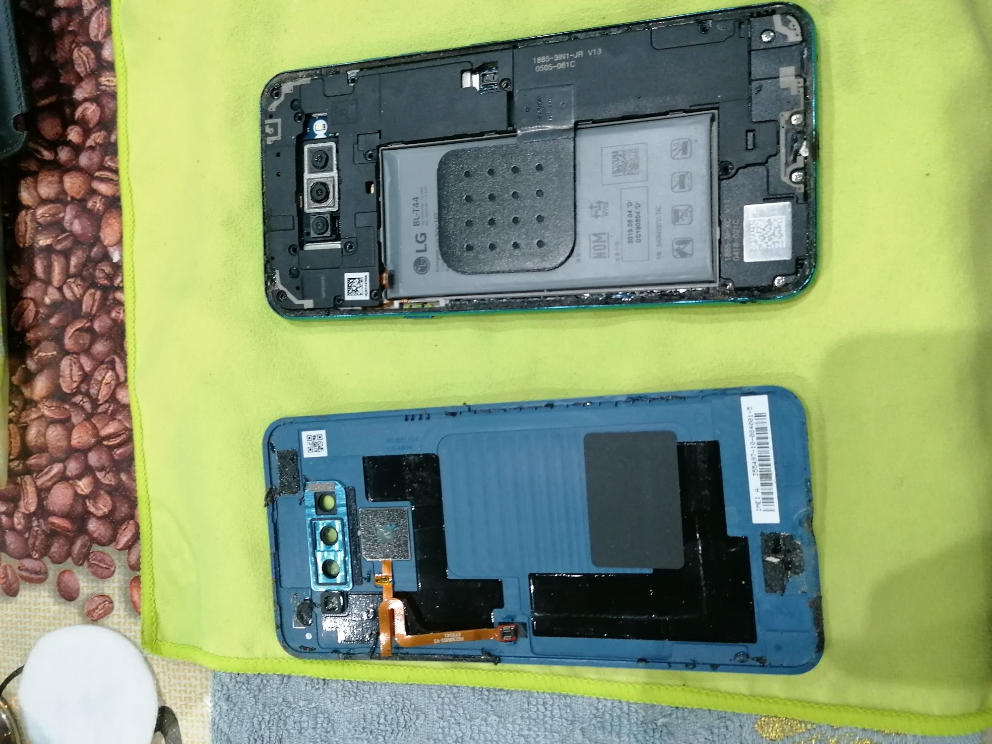 Piese LG Q60 K50 K50S baterie placa baza incarcare difuzor amprenta