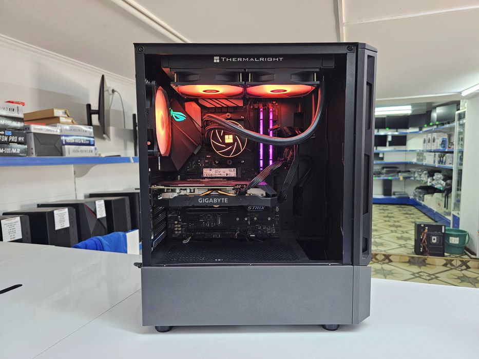 Игровой блок/Ryzen 7 5700X/RTX2060S/ОЗУ 16GB/SSD 500GB/Asus Rog B450-F