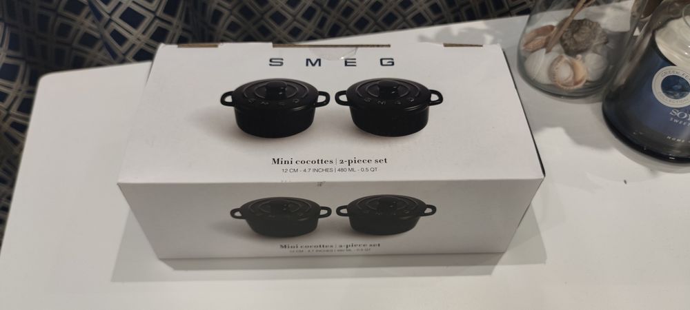 Smeg малки тенджери - 2 броя в комплект