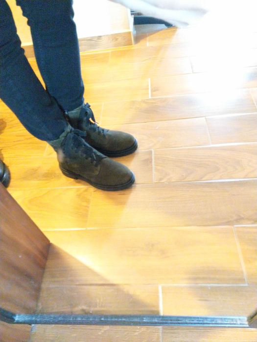 Дамски боти 38 номер естествен велур