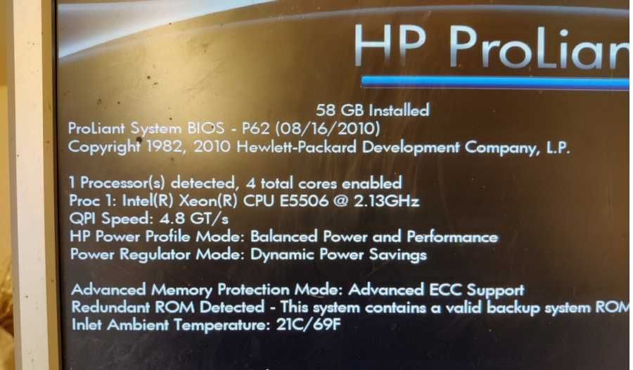 VAND Server HP Proliant DL 380 G6 cu Intel Xeon E5506, 58GB RAM