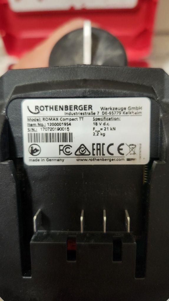 Rothenberger Romax Comoact TT  радиална преса