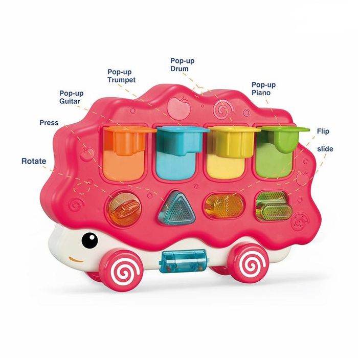 Занимателно таралежче - POP UP играчка, изскачащи животни