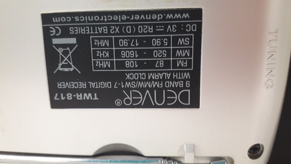 Radio portabil Denver