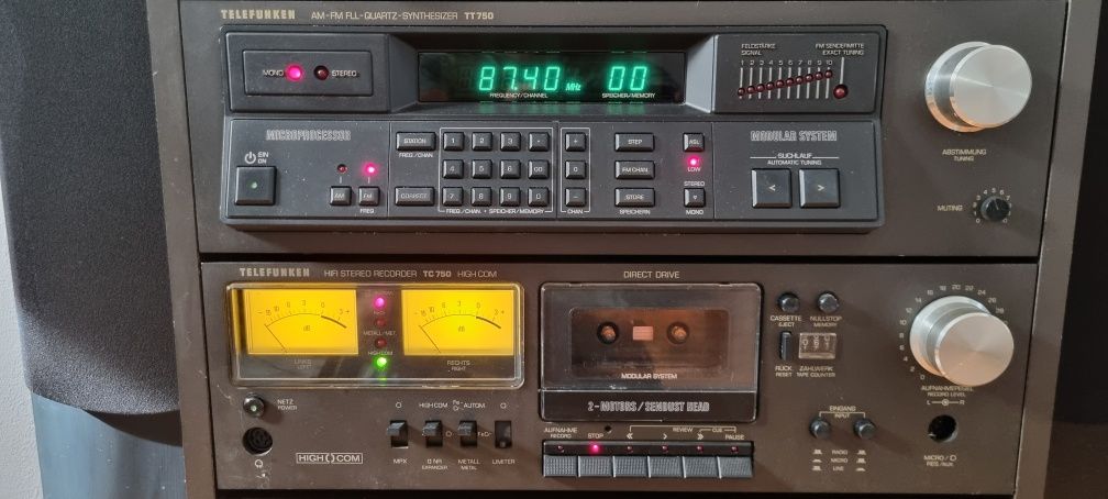 Linie audio Telefunken high end, amplificator, deck si tuner