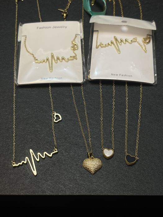 Цепочки из стали с позолотой, 2.000 тг , новые в упаковке