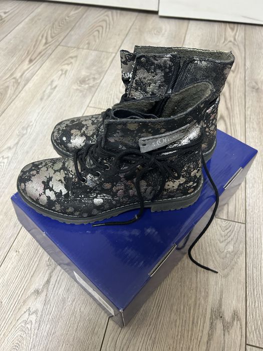 S’Oliver боти естествена кожа